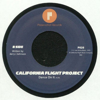 California Flight Project – Do You Feel My Love / Dance On It (7", Preservation Records, 2018) Front Cover