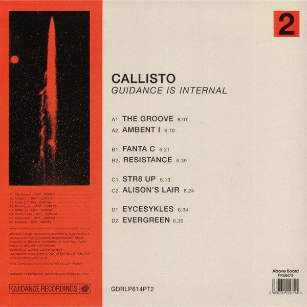Callisto - Guidance Is Internal (Part 2) (2x12", Comp) Guidance Recordings, Above Board Projects
