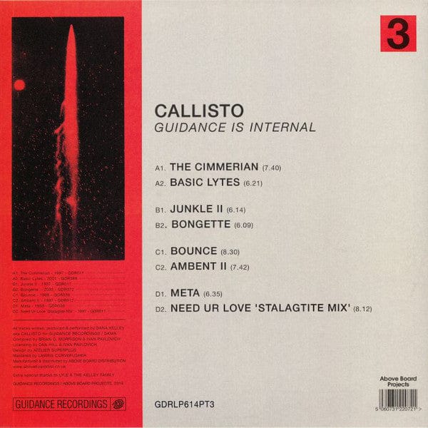 Callisto - Guidance Is Internal (Part 3) (2x12", Comp) Guidance Recordings, Above Board Projects