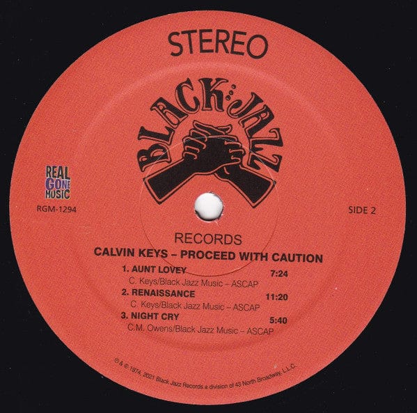 Calvin Keys - Proceed With Caution! (LP) Real Gone Music,Black Jazz Records Vinyl 848064012948