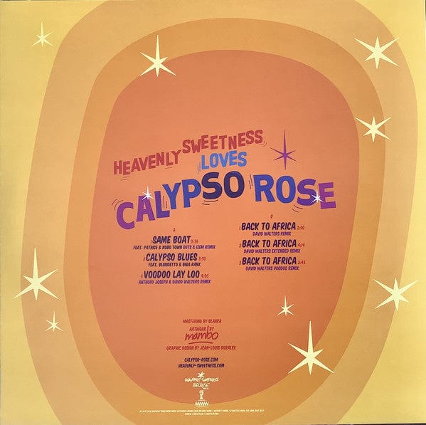 Calypso Rose - Heavenly Sweetness Loves Calypso Rose (12") Heavenly Sweetness Vinyl 5060766764818