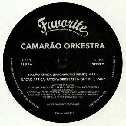 Camarão Orkestra - Nação África (12") Favorite Recordings Vinyl