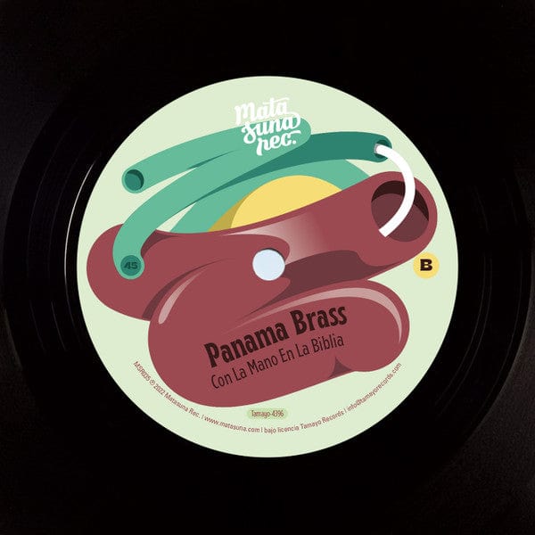 Camilo Azuquita / Panama Brass - Borombon / Con La Mano En La Biblia (7") Matasuna Rec. Vinyl