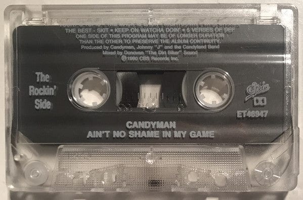Candyman - Ain't No Shame In My Game (Cassette) Epic, Epic, Epic Cassette 07464469474
