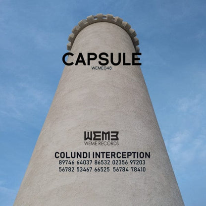 Capsule – Colundi Interception (12", WéMè Records, 2018) Front Cover