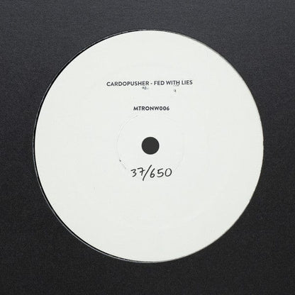 Cardopusher - Fed With Lies (12", EP, Ltd, W/Lbl) Mechatronica White