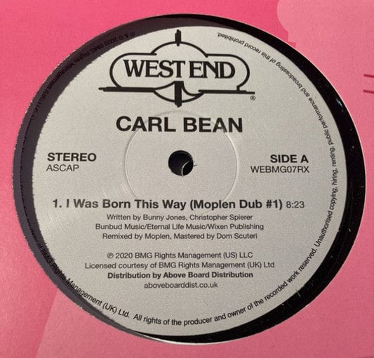 Carl Bean - I Was Born This Way (12") West End Records