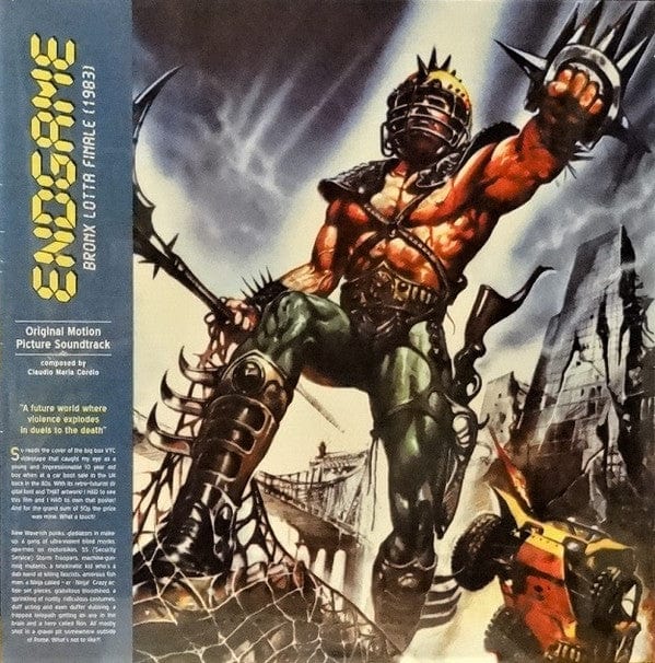 Carlo Maria Cordio – Endgame - Bronx Lotta Finale (1983) - Original Motion Picture Soundtrack (LP, Gatefold, Pulse Video, 2021) Front Cover