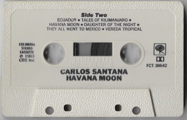 Carlos Santana - Havana Moon (Cassette) Columbia Cassette 07464386424
