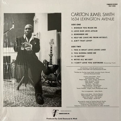 Carlton Jumel Smith* - 1634 Lexington Ave. (LP) Timmion Records Vinyl 5050580706347