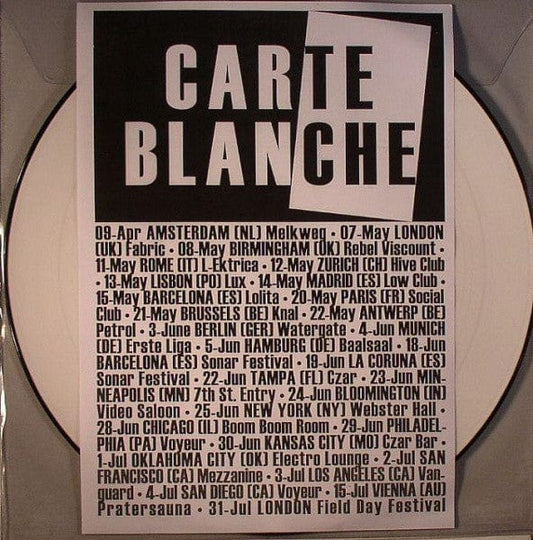Carte Blanche (5) - Black Billionaires EP (12", EP, Bla) on Ed Banger Records, Because Music at Further Records