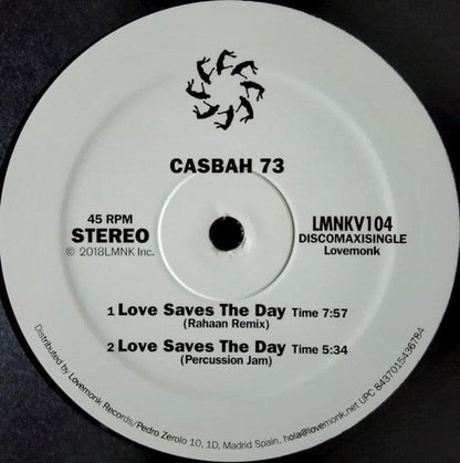 Casbah 73 - Love Saves The Day (12", Maxi) Lovemonk