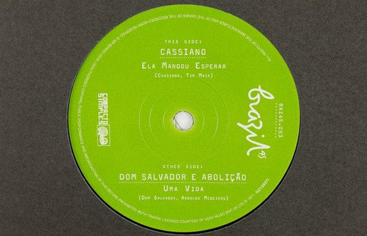 Cassiano Dom Salvador E Abolição – Ela Mandou Esperar / Uma Vida (7", Mr Bongo, 2016) Image 3