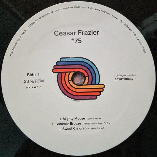 Ceasar Frazier – 75 (LP, 140g, Be With Records, 2019) Image 3