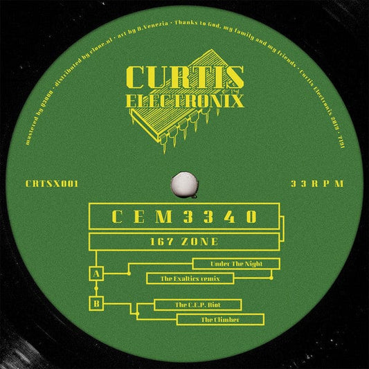 CEM3340 - 167 Zone (12") Curtis Electronix Vinyl