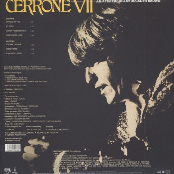 Cerrone - Cerrone VII - You Are The One (LP, Album, Yel + CD, Album + RM) Because Music, Malligator, Malligator