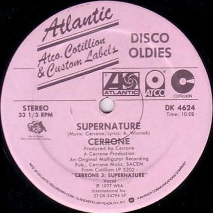 Cerrone - Supernature / Give Me Love (12", RE) Atlantic