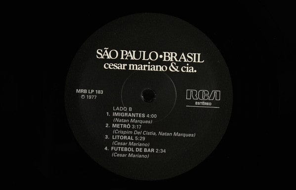 Cesar Mariano & Cia. - São Paulo • Brasil (LP, Album, RE) on Mr Bongo at Further Records