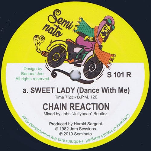 Chain Reaction - Sweet Lady (Dance With Me) (12") Seminato Vinyl