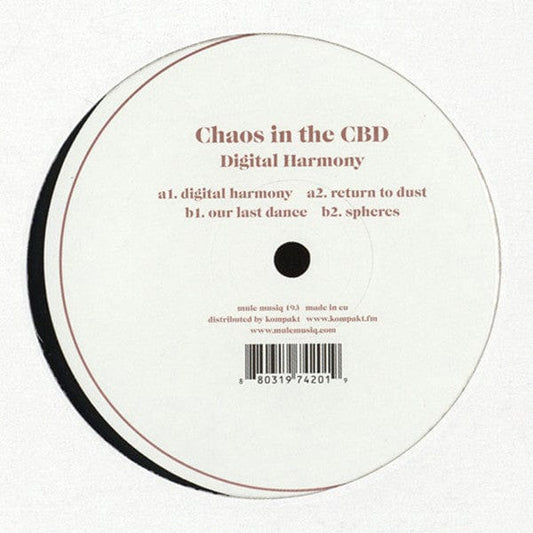 Chaos In The Cbd - Digital Harmony (12") Mule Musiq Vinyl 880319742019