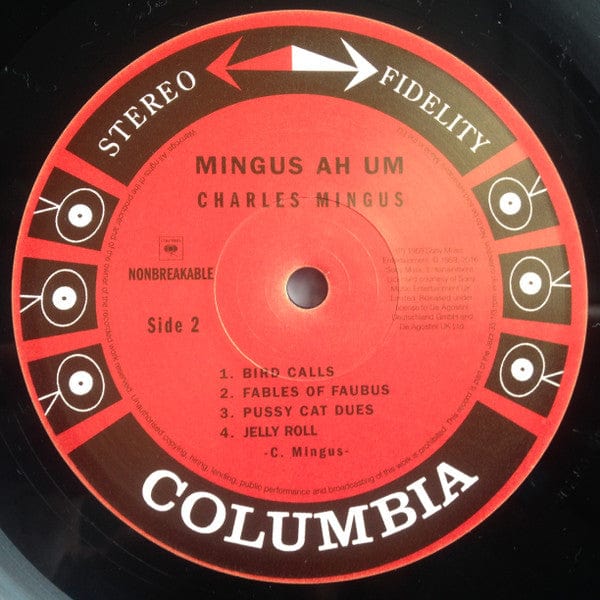 Charles Mingus - Mingus Ah Um (LP) Columbia Vinyl