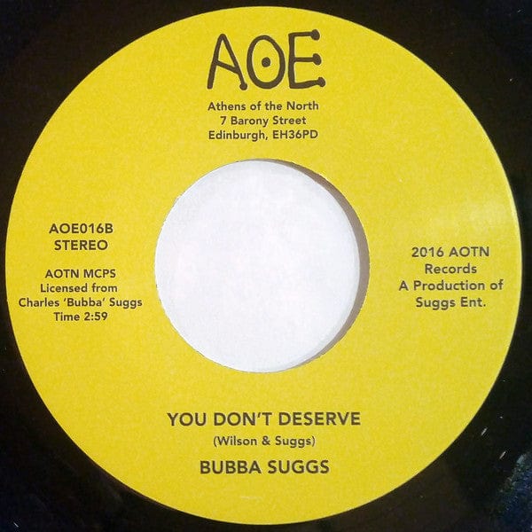 Charles Suggs - Everything That Looks Good / You Don't Deserve (7") AOE Vinyl