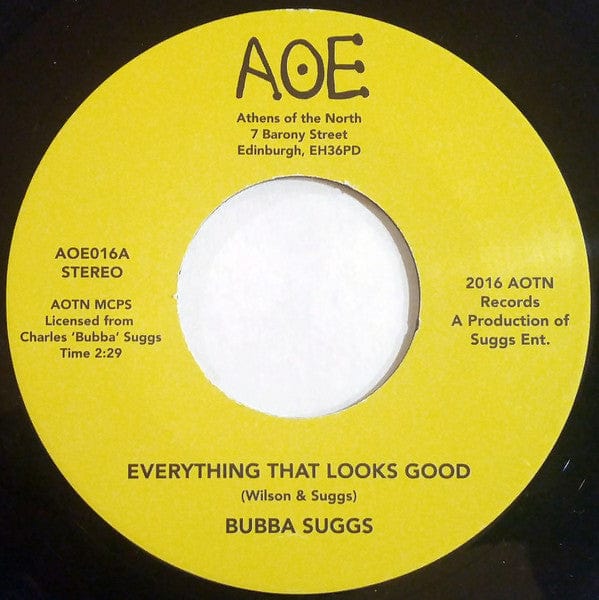 Charles Suggs - Everything That Looks Good / You Don't Deserve (7") AOE Vinyl