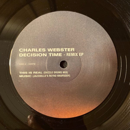 Charles Webster - Decision Time Remix EP (12") Dimensions Recordings Vinyl