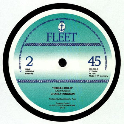Charly Kingson - Born In Africa (12") Fleet Vinyl