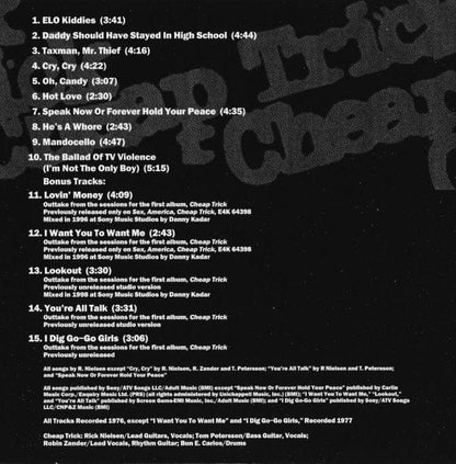 Cheap Trick - Cheap Trick (CD) Epic,Legacy CD 074646557228