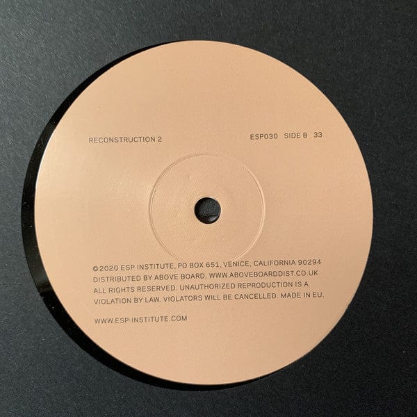 Chee Shimizu + Miku-mari - Reconstruction (12") ESP Institute Vinyl