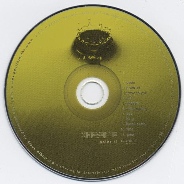 Chevelle (2) - Point #1 (CD) Squint Entertainment CD 080688593025