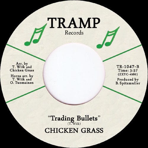 Chicken Grass - Snakebites / Trading Bullets (7") Tramp Records Vinyl