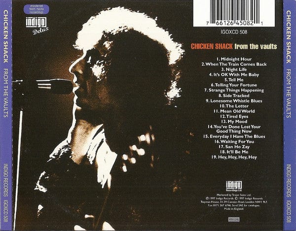 Chicken Shack - From The Vaults (CD) Indigo Delux Records CD 766126450821
