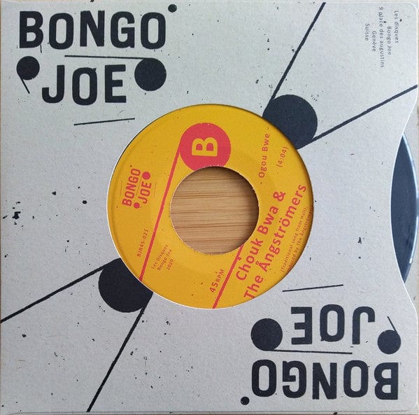 Chouk Bwa LibÃ¨te & The Ã ngstrÃ¶mers - NÃ¨g Ginen / Ogou Bwe (7", Single, Ltd, Bla) Les Disques Bongo Joe