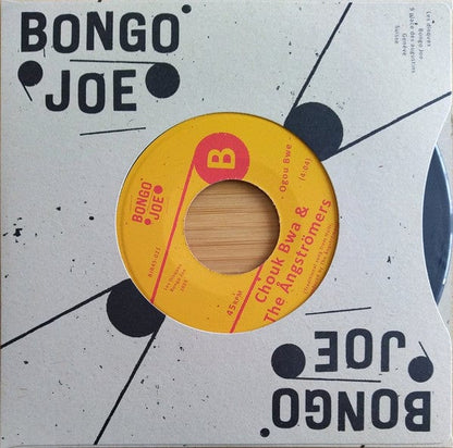 Chouk Bwa LibÃ¨te & The Ã ngstrÃ¶mers - NÃ¨g Ginen / Ogou Bwe (7", Single, Ltd, Bla) Les Disques Bongo Joe