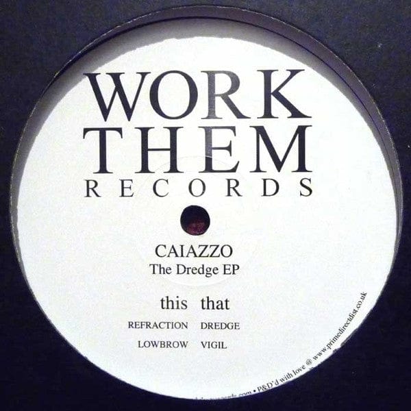 Chris Caiazzo - The Dredge (12") Work Them Records Vinyl