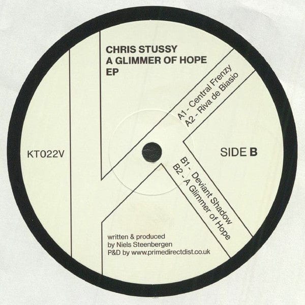 Chris Stussy - A Glimmer of Hope EP (12") Kaoz Theory Vinyl