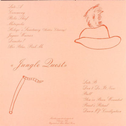 Clarence Séti – Jungle Quest (LP, Lily Record, 2019) Back Cover
