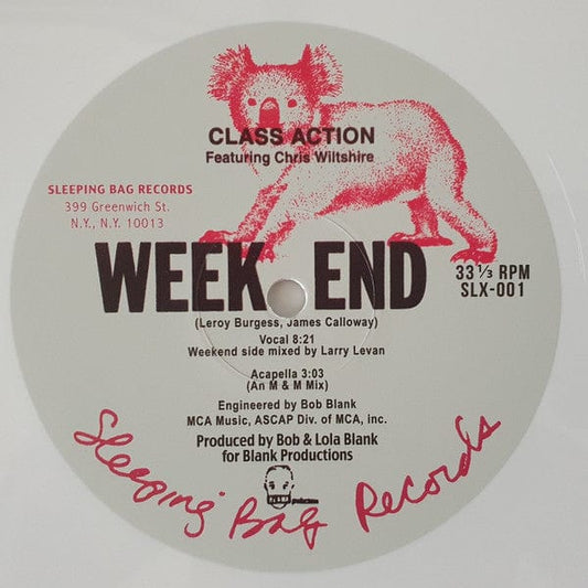 Class Action Featuring Chris Wiltshire* - Weekend (12") Sleeping Bag Records