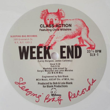 Class Action Featuring Chris Wiltshire* - Weekend (12") Sleeping Bag Records