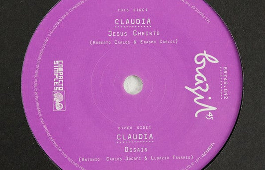 Claudia (6) - Jesus Cristo   (7") Mr Bongo Vinyl
