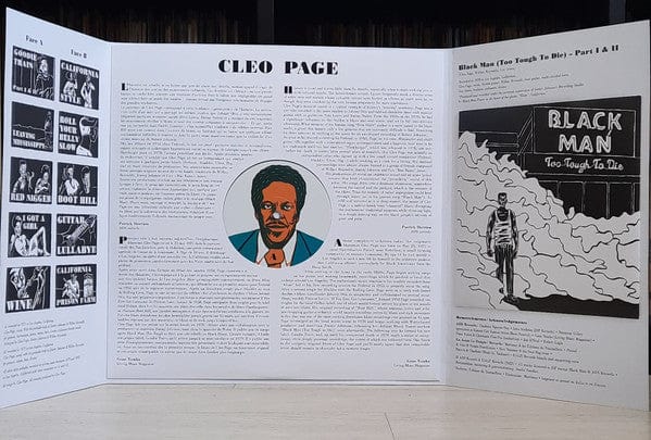 Cleo Page - Black Man - Too Tough To Die (LP) ADS Records (3),En Avant La Zizique ! Vinyl
