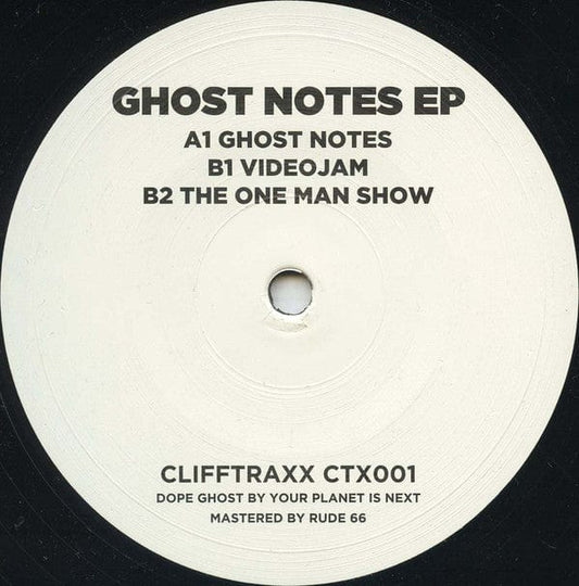 Cliff Lothar - Ghost Notes EP (12", EP) Clifftraxx
