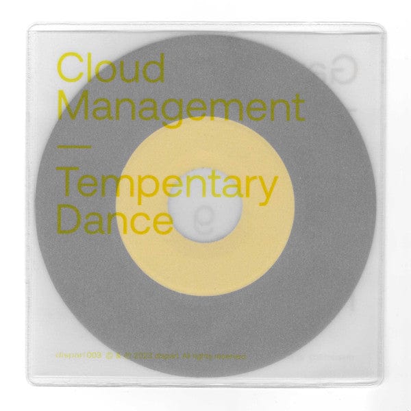 Cloud Management Gavsborg – Tempentary Dance / Did not make this for Jah_9 feat. Shanique Marie (7", dispari, 2023) Front Cover