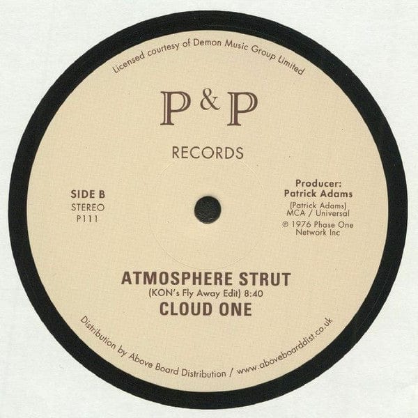 Cloud One - Atmosphere Strut (12") P&P Records Vinyl