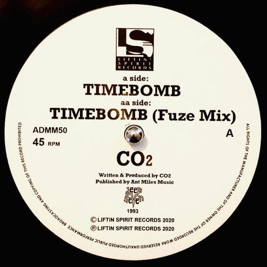 CO₂ - Time Bomb (12") Liftin' Spirit Records Vinyl