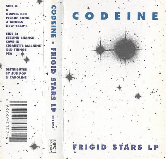 Codeine - Frigid Stars LP (Cassette) Sub Pop Cassette 098787010749