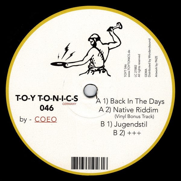 COEO - Back In The Days (12") Toy Tonics Vinyl 880655504616