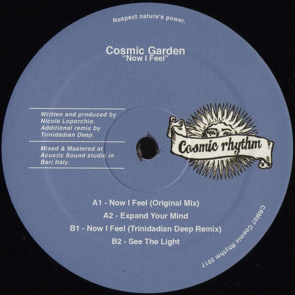 Cosmic Garden - Now I Feel (12") Cosmic Rhythm